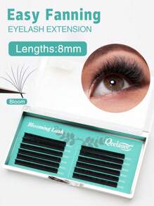 Hộp mi giả A Box 8mm Blooming Flare Mi giả tự động 0.05/0.07 - màu đen - Xem 2