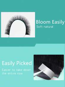 Hộp mi giả A Box 8mm Blooming Flare Mi giả tự động 0.05/0.07 - màu đen - Xem 5