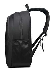 15英寸防水中等電腦雙肩包插扣裝飾適用於學校,書包適合旅行,大學,學校休閒後背包電腦雙肩包通勤輕便 - 藍色 - 查看 4