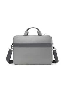 简约笔记本电脑包 双手柄 灰色 工作设计 商务电脑包 笔记本电脑包 学校笔记本电脑包 学生教室笔记本电脑包 教室包 教师收纳包 教室收纳包 - 灰色 - 查看 2