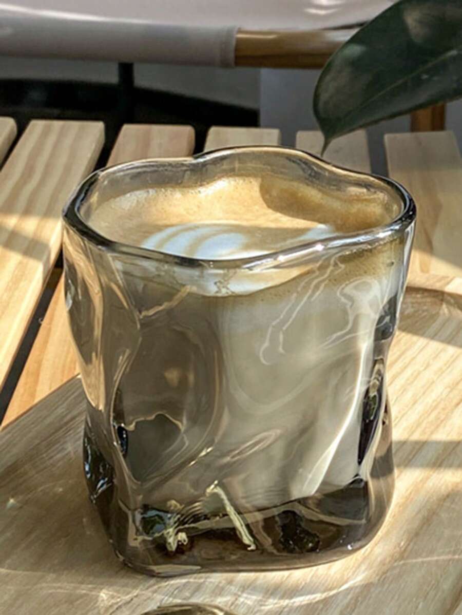 1入組透明杯現代家用玻璃水杯 - 淺灰色 - 查看 1