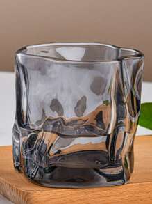 1入組透明杯現代家用玻璃水杯 - 淺灰色 - 查看 3