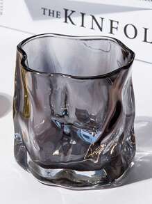 1入組透明杯現代家用玻璃水杯 - 淺灰色 - 查看 4