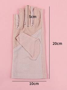 klimonla 1 par de guantes de manicura, suministros de uñas, herramientas de uñas, herramientas de arte de uñas, de vuelta a la escuela, uñas, herramientas de uñas para uñas postizas - Rosa vieja - Ver 5