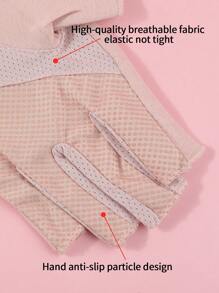 klimonla 1 par de guantes de manicura, suministros de uñas, herramientas de uñas, herramientas de arte de uñas, de vuelta a la escuela, uñas, herramientas de uñas para uñas postizas - Rosa vieja - Ver 8