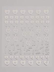 FULL BEAUTY 2 hojas de calcomanías de arte de uñas con impresión de luna y corazón, calcomanías de arte de uñas de estilo Y2K, calcomanías de uñas de bricolaje pegatinas de uñas
pegatinas uñas
uñas pegatina
calcomanías para uñas decoración de uñas pegatinas de uñas pegatinas para uñas etiqueta engomada - Plateado - Ver 3