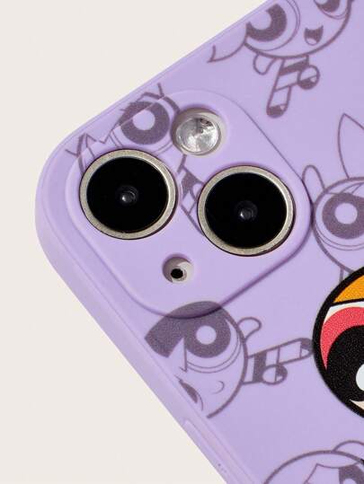 The Powerpuff Girls | ROMWE Funda para móvil con estampado de dibujos animados