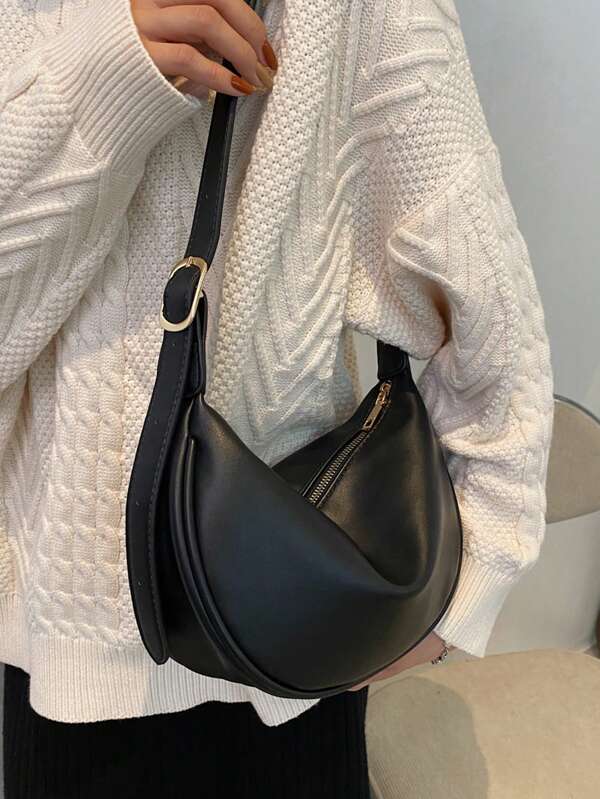 Minimalist Saddle Bag SHEIN UK