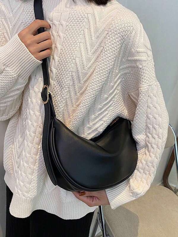 Minimalist Saddle Bag SHEIN UK