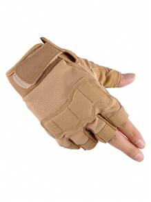 1雙騎行戶外半指手套 - 黃色 - 查看 2