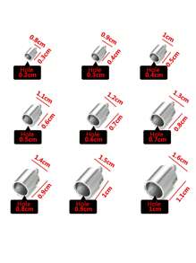 20pcs/set Casual Stainless Steel DIY Jewelry Accessory For Women For DIY Jewelry Making - Silver - View 5