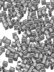 200pcs Stainless Steel Tube Crimp End Bead Clip Folding Stop Spacer Beads DIY Jewelry Accessories Positioning Tube - Silver - View 6