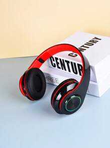 Audífonos Over-ear Con Luz Led De Respiración 7 Colores, Diseño Plegable, Ranura Para Tarjeta Microsd, Bajo Profundo, Usb C, Inalámbrico, Adecuado Para Teléfonos Móviles, Aprendizaje En Línea De Estudiantes, Regalo Asequible - Ver 9
