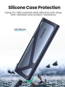 UGREEN Estuche SSD portátil M.2 NGFF NVME - Gris - Ver 7