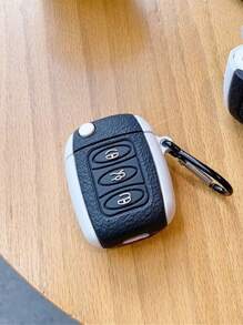 1pc Creative New Car Key AirPods3 3D Cartoon Pro/Pro3 Buds2/Buds3/3Pro Personalized Silicone AirPods1/2 Premium Pro (2nd Generation) Bluetooth Earphone Case Compatible With Apple