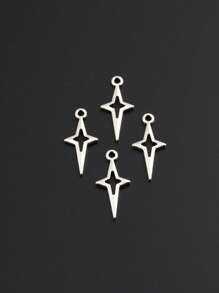 20pcs/set Creative Zinc Alloy Star DIY Pendant For Women For DIY Jewelry Making