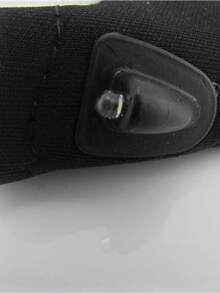 Hombres 1 pieza Guante linterna para exterior - Blanco y Negro - Ver 4