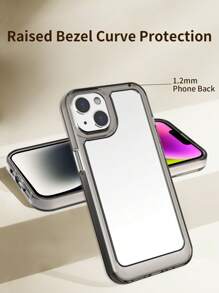 Habyby 3 In 1 Clear Anti-fall Phone Case & Lens Protector & Screen Protector - Khaki - View 5