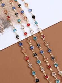 1 Chuỗi Rhinestone trang trí chuỗi DIY - Nhiều màu - Xem 1