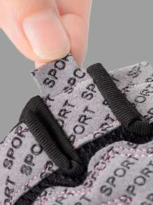 1pair Breathable Half-finger Fitness Gloves - Multicolor - View 4