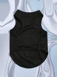 ROMWE 1 PC Slogan Graphic Tank Cho Chó Và Mèo - Nhiều màu - Xem 8