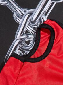 ROMWE 1入組星星圖案寵物背心適用於小狗和貓