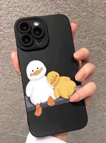 Cartoon Duck Pattern Anti-Fall Phone Case Compatible With IPhone15/15Plus/15Pro/15Promax,International Version, Not The Domestic Version - Multicolor - View 2