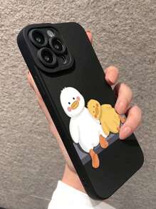 Cartoon Duck Pattern Anti-Fall Phone Case Compatible With IPhone15/15Plus/15Pro/15Promax,International Version, Not The Domestic Version - Multicolor - View 4