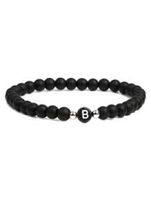 1pc Fashion Letter Graphic Beaded Bracelet For Women For Daily Decoration