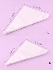 100pcs PE Piping Bag, Minimalist Clear Disposable Pastry Bag For Kitchen Baking - Clear - View 2