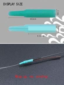 NIUTIANYANG Silicone Fishing Space Tube - Green - View 5