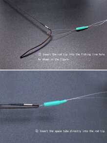 NIUTIANYANG Silicone Fishing Space Tube - Green - View 7