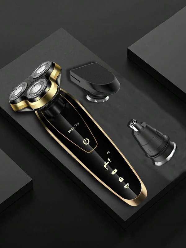 1pc ABS Electric Shaver, Modern Letter Graphic Electric Shaver For Home