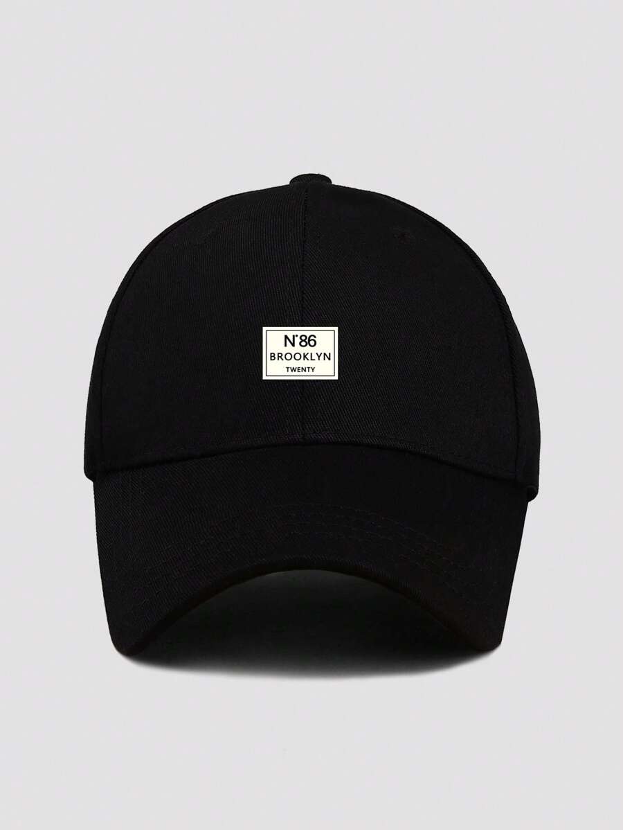 1pc Men Letter Graphic Casual Baseball Cap For Daily Life Street - Black - View 1