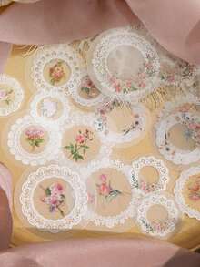 30pcs Floral Pattern Sticker - Multicolor - View 2