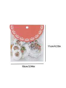 30pcs Floral Pattern Sticker - Multicolor - View 3