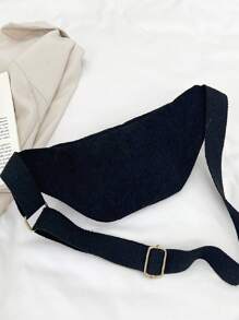 極簡腰包拉鍊中等