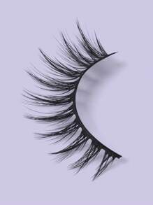 MAGEFY Lông mi tự dính, 1 cặp lông mi giả tự nhiên - màu đen - Xem 5