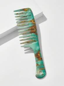 1pc Marble Pattern Wide Tooth Comb Hair Brush,Hair Brush,Comb,Hair Tools,Hair Products And Accessories For Barber Salon Beauty Travel Essentials,Back To School,Travel Holiday Essentials,Hair Accessories For Women,Brush,Hair Brushes,Edge Brush,Brush Hair,Hair Comb,Comb Hair,Detangling Brush,Ball Brush,Mini Hair Brush,Hair Brush Set,Wooden Comb,Hair Brush,Hairbrush,Hair Combs,Barber,Hair Tools,Hair Products,Hair Accessories,Slick Back Brush,Hair Care,Hair Comb,Barber Accessories,Comb Hair,Curly Hair Brush,Travel,Hair Stuff,Detangling Brush,Ball Brush,Mini Hair Brush,Hair Accessories,Curly Hair Products,Hairdressing Equipment,Accessories,Christmas,Barber Accessories,Hair Accessories,Hairdressing,Wooden Comb,Travel Essentials,Travel Essential,Hairstyle,Hairdressing - Multicolor - View 3