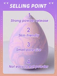 2pcs Makeup Sponge - Multicolor - View 3
