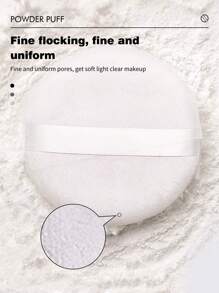 3入組化妝粉撲 - 白色 - 查看 4
