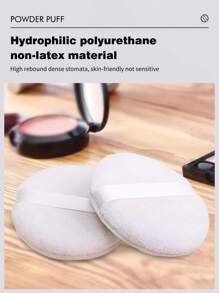 3入組化妝粉撲 - 白色 - 查看 5