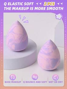 2pcs Makeup Sponge - Multicolor - View 8