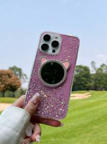 金屬亮絲手機外殼 - 粉色 - 查看 5