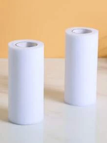 1 pieza Rollo de tul blanco para tutú DIY para bodas, fiestas, faldas de mesa y decoración, Navidad - Blanco - Ver 1