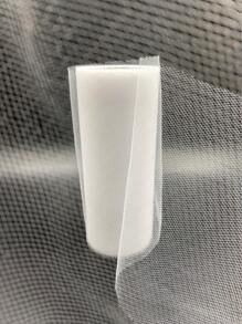 1 pieza Rollo de tul blanco para tutú DIY para bodas, fiestas, faldas de mesa y decoración, Navidad - Blanco - Ver 7