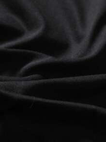 Manfinity Homme Men Contrast Collar Polo Shirt - Black - View 3