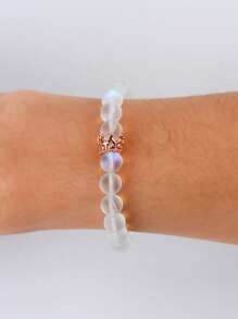 2 cái/bộ Vòng Tay Trang Trí Vương Miện Mã Não Thời Trang Cho Cặp Đôi Để Trang Trí Hàng Ngày - Nhiều màu - Xem 4