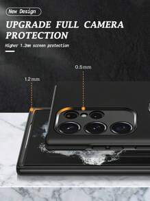 Funda de móvil unicolor con Anillo magnético Soporte - Negro - Ver 8