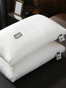 1pc Solid Color Rectangular Water Cube Comfortable Pillow, Suitable For Adults, Side Sleepers And Back Sleepers, For Home, Bedroom, Living Room, Car, Outdoor Travel